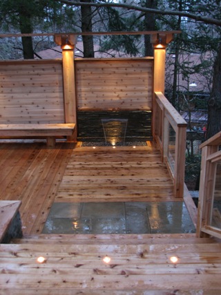 Ancaster ON (Deck and Water Feature)